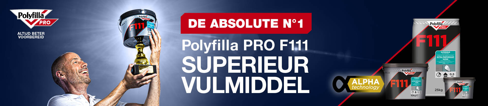 F111 superieur poedervulmiddel