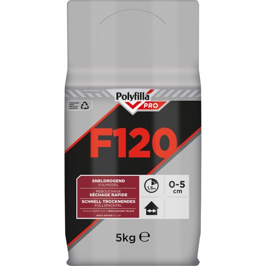 F120 - Sneldrogend poedervulmiddel voor binnen