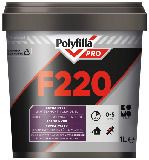 F220 - Extra Strong Lightweight Filler Ready Mixed