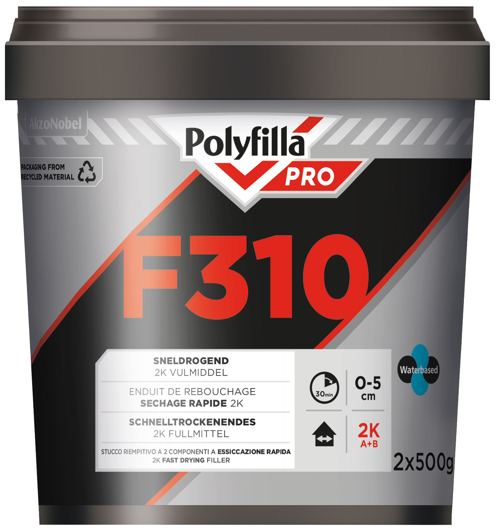 Fastdrying 2K Filler F310 Polyfilla PRO com
